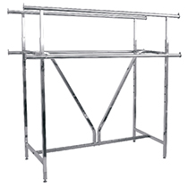 Straight Bar Clothing Racks