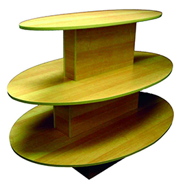 3 Tier Oval Table