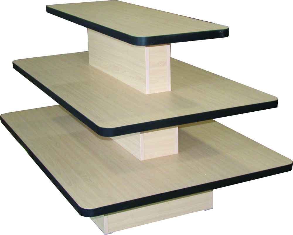 3 Tier Tables Square Retail Display 3 Tier Rectangular Table