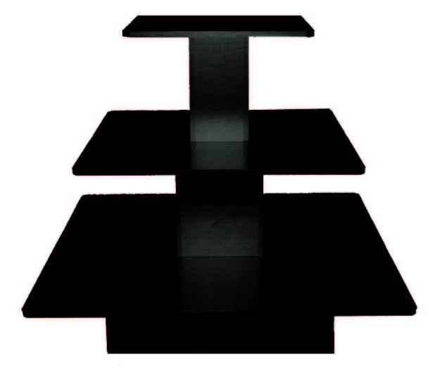 3 Tier Tables Square Retail Display 3 Tier Square Table