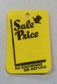 Small Yellow "Sale Price" Tag