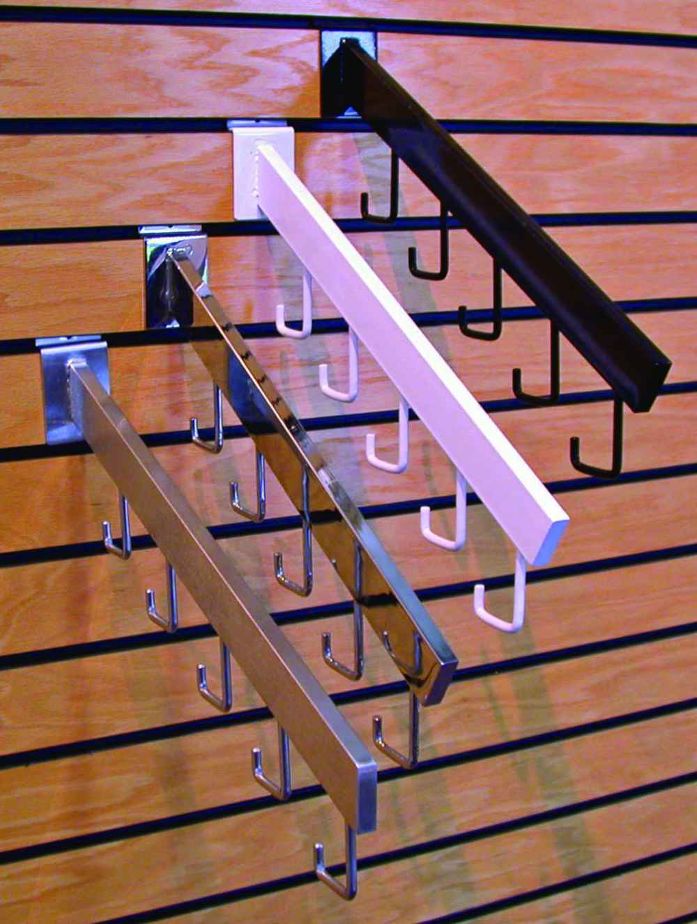 SLAT WALL SLATWALL FITTINGS PRONGS ARMS HOOKS RETAIL DISPLAY SHOP FITTINGS