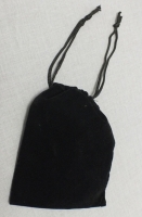 Black Velvet Pouch