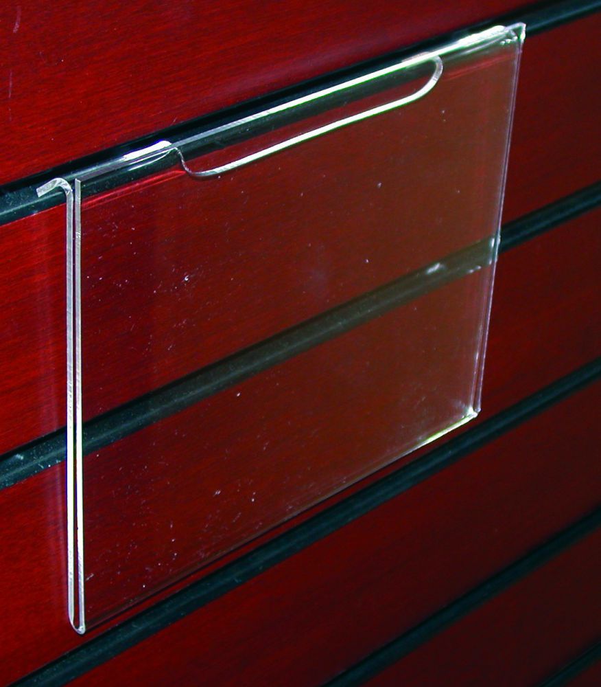 Acrylic Sign Holders for Slatwall