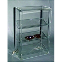 Acrylic Counter Display Case with 3 Shelves