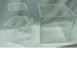 Acrylic Stackable 2-Bin Display