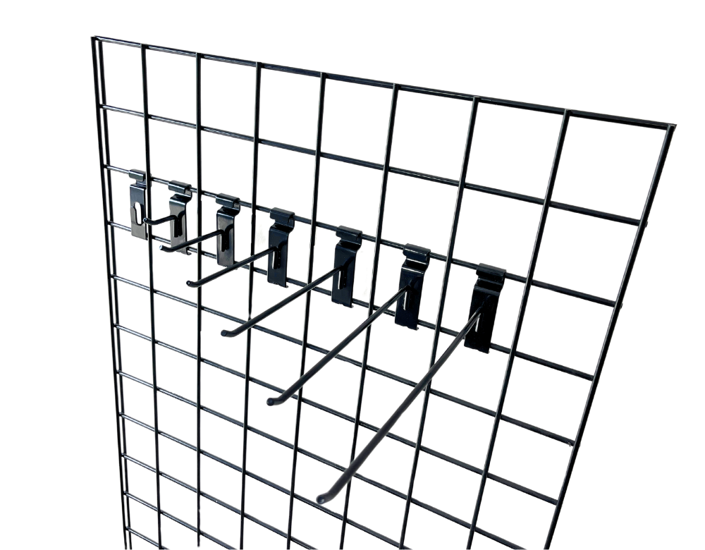 Black Grid Hooks