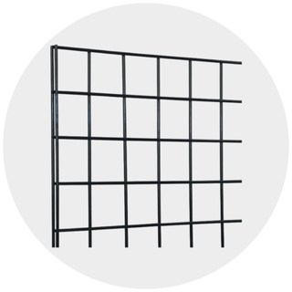 Black Grid Wall