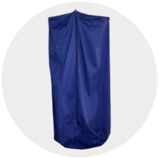 Blue Canvas Garment Bags