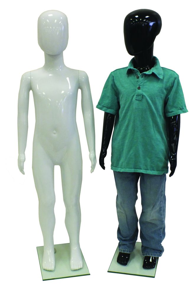 Plastic Child Mannequin, Retail Garment Equipment