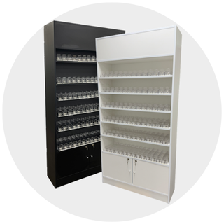 Cigarette Wall Case with Acrylic Pushers