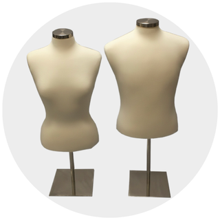Countertop Cloth Torso Forms