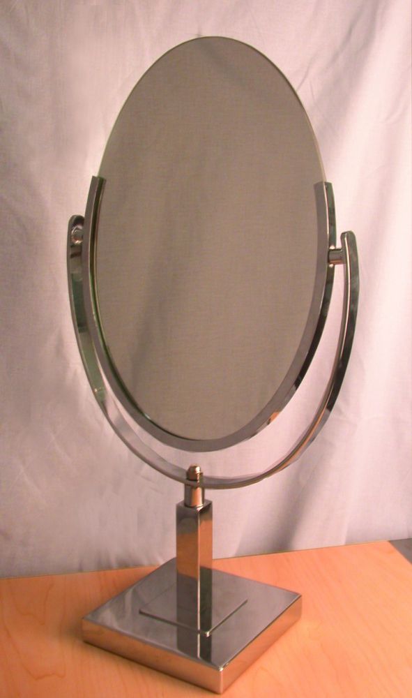 Double Face Oval Mirror