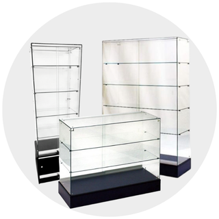 Frameless Display Showcases
