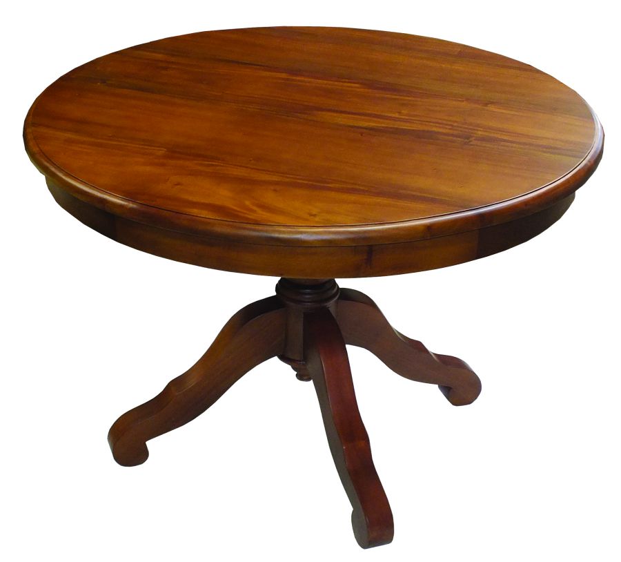 Mahogany Round Display Table