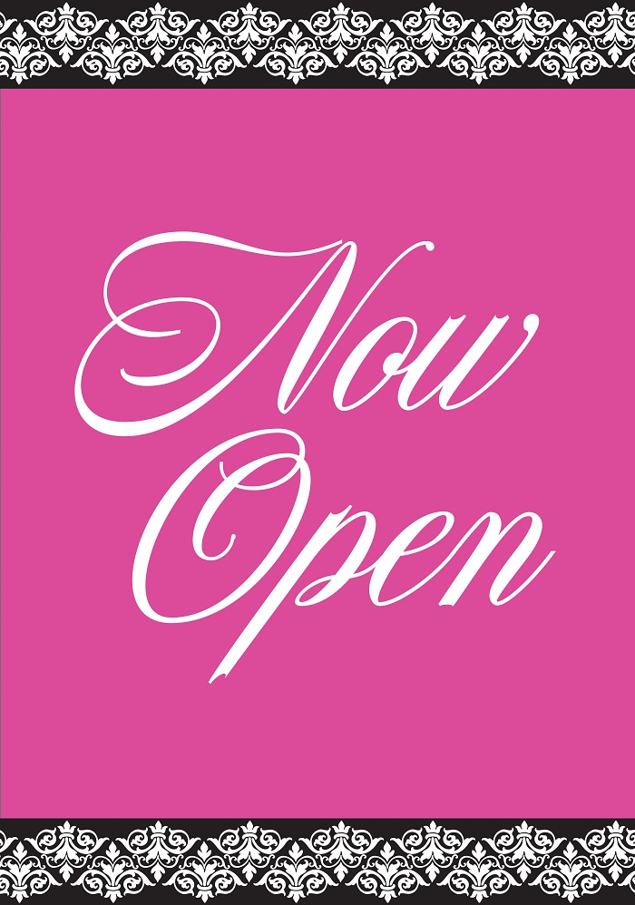 now open sign