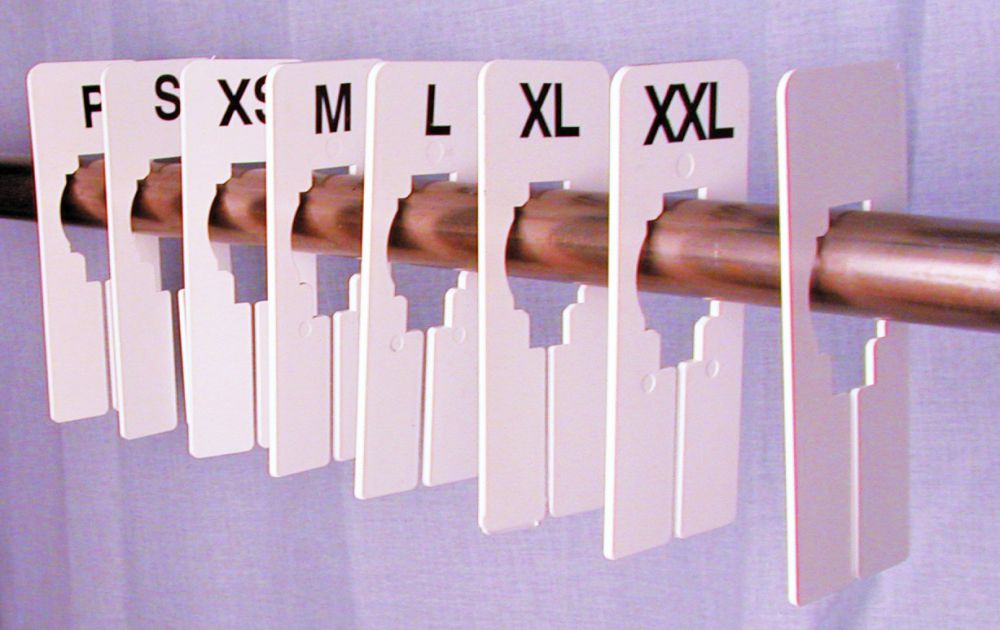 White Queen Size Dividers- Numeric Sizes