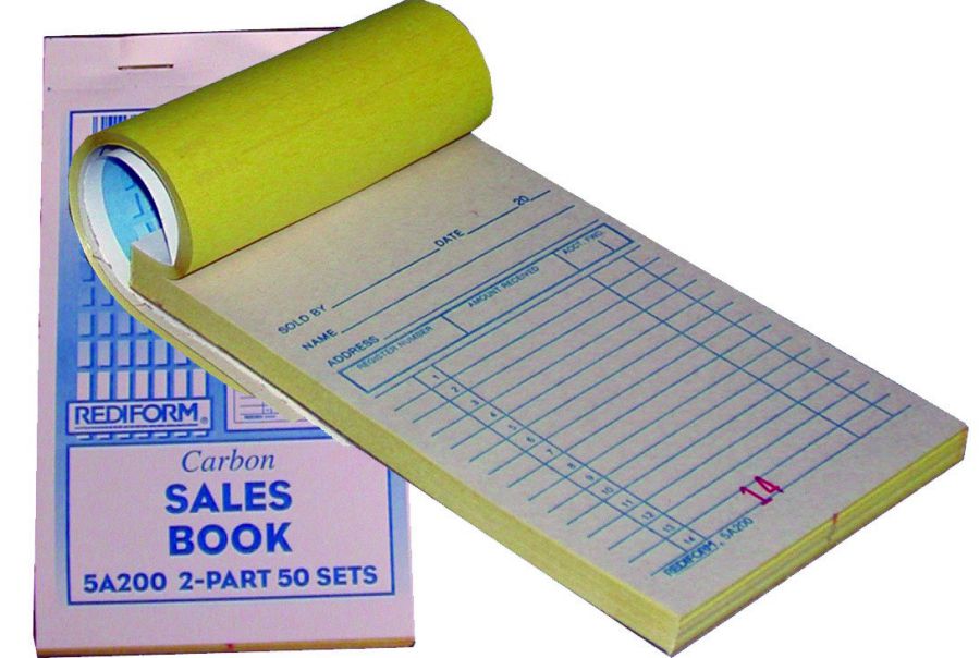 Specialty Tags Receipt Book Carbon Copy Receipt Book