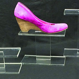 Acrylic Pedestal Shoe Riser