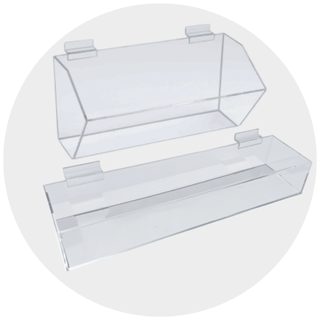 Slatwall Acrylic Accessories