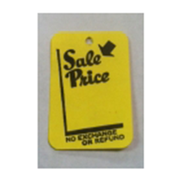 Small Yellow "Sale Price" Tag