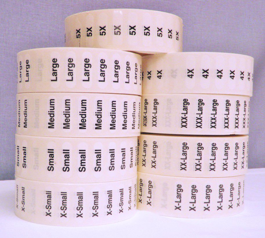 Wrapper Size Labels