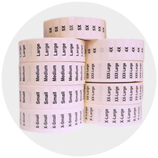 Wrapper Size Labels