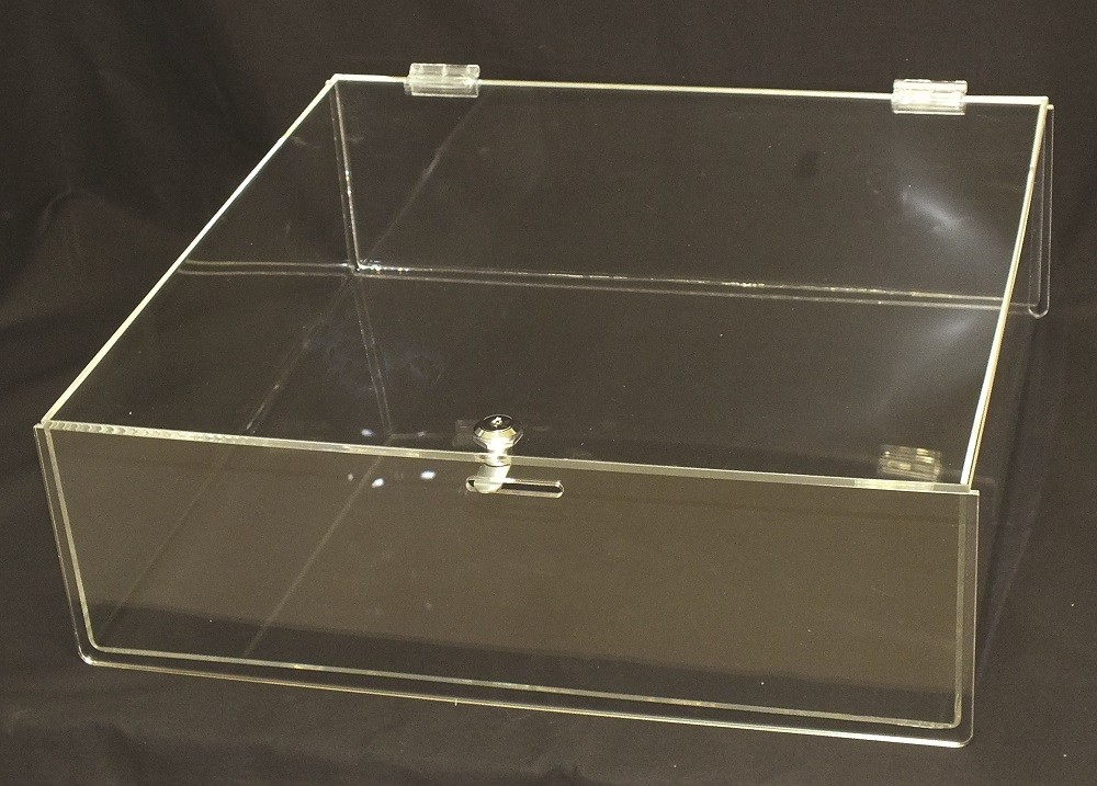 Locking Display Cases Glass Case Shelved Locking Rotating Jewelry Case Acrylic Counter Top Display