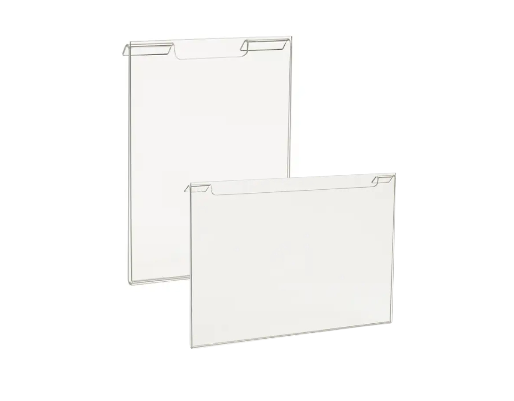 Acrylic Sign Holders for Slatwall