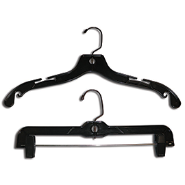 Plastic Clothes Hangers - Clear Plastic Hangers - Black Plastic Hangers