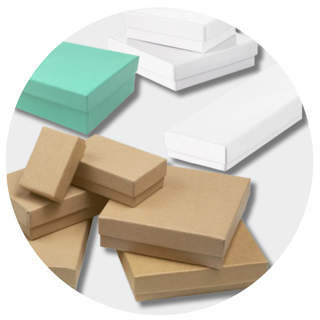 Cotton Filled Jewelry Boxes