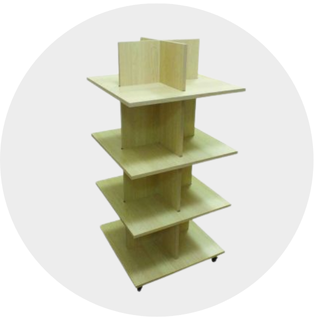 4 Tier Shelf Display