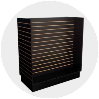 Slat Wall Floor Displays