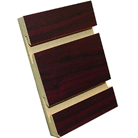 Mahogany Slatwall