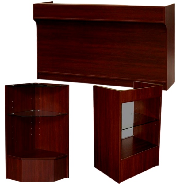 Mahogany Showcases & Counters