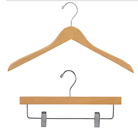 Natural Wood Clothes Hangers