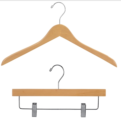 Natural Wood Clothes Hangers