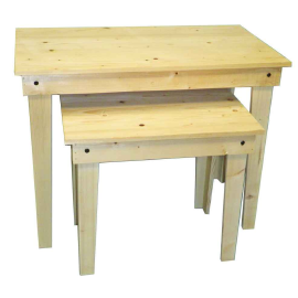 Natural Rustic Nesting Tables