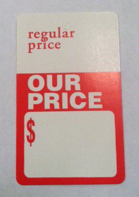 "Regular Price / Our Price" Tag