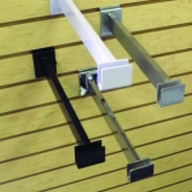 Rectangular Hangrail Bracket for Slatwall