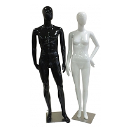 Retro High Gloss Fiberglass Mannequins