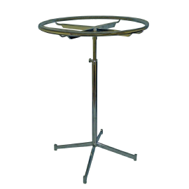 36'' Revolving Round Rack- Chrome