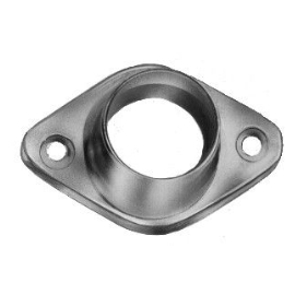 Round Hangrail Wall Mount Flange