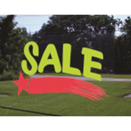 Static Cling "Sale" Sign