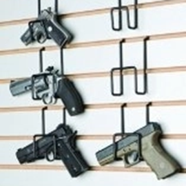 Slat Wall Firearm Displays