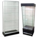 Glass Tower Display Cases