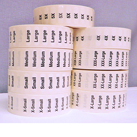 Wrapper Size Labels