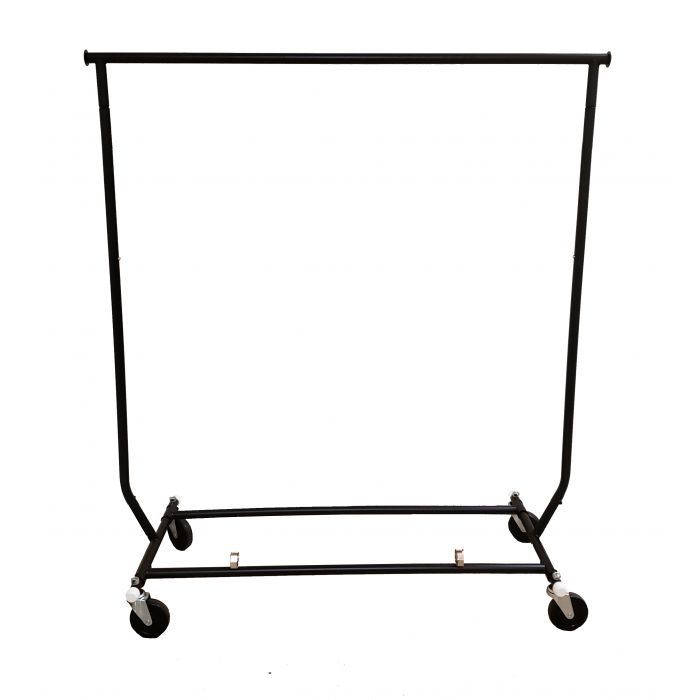 Matte Black Modern Garment Rack