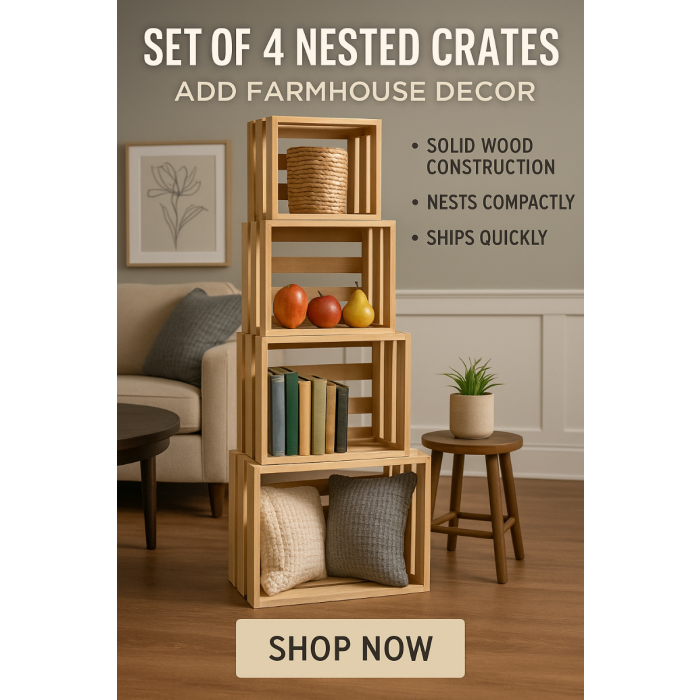 home decor nested crates home decor nested crates
