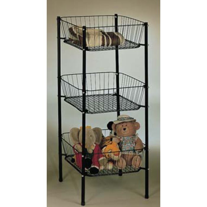 Black Three Tier Dump Bin